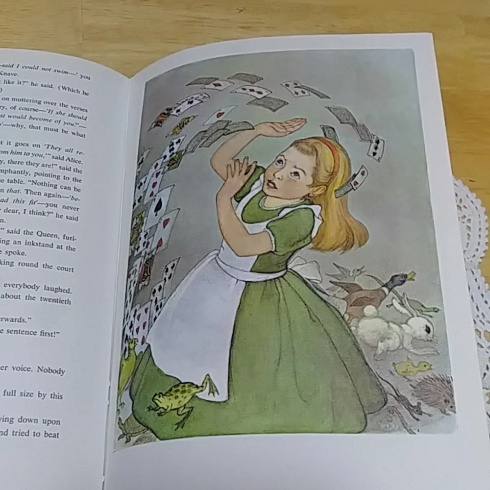 Vintage Peter Pan and Alice in Wonderland book